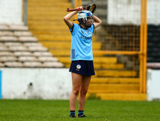 Dublin's Eile Caffrey at the end of the game 27/4/2024