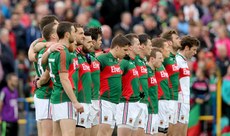 The Mayo team stand for the National Anthem 19/7/2015 
