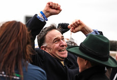 Henry De Bromhead celebrates after winning with Captain Guinness 13/3/2024