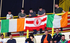 Ireland fans in attendance for Jude Gallagher 11/3/2024