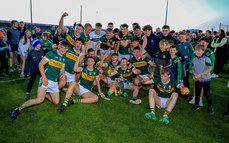 The Kerry team celebrate with the trophy 1/5/2024 