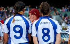Camogie President Catherine Neary is introduced to the players 6/3/2016