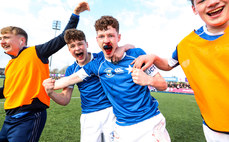 Cathal Bishop and Donal Manzor celebrate after winning 20/3/2024