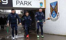 The Westmeath team enter the pitch 9/3/2024