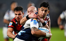 Bryce Heem is tackled by Willi Heinz 23/3/2024 