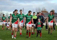 Mayo players return the dressing rooms 2/2/2014