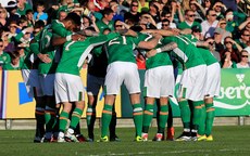 Ireland team huddle  31/5/2016