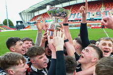 PBC players celebrate with the trophy 22/3/2023