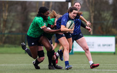 Sarah Munnelly is tackled by Faith Ovaiwe 13/3/2024