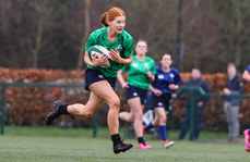 Emma Tilly on her way to scoring a try 13/3/2024