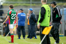 James Horan introduces Andy Moran as a second half substitute 8/6/2014