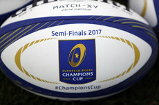 A general view of a Champions Cup match ball 17/4/2017