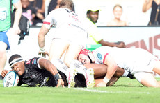 Phepsi Buthelezi goes over for a try 23/3/2024