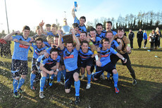 The UCD team celebrate with the cup 28/2/2013