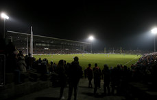 A general view of the large crowd at McHale Park 14/3/2015
