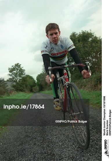 Former Junior World Champion Mark Scanlon back on the bike