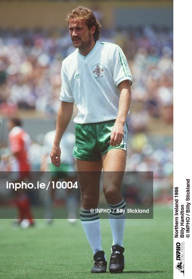 Northern Ireland 1986 Billy Hamilton © INPHO / Bil - 10004