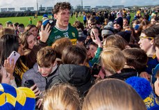 David Clifford is mobbed by young supporters after the game 17/3/2024