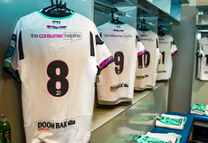 A view of the Ospreys changing room 27/4/2024