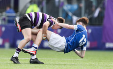 Donal Manzor is tackled by Cillian McGettrick 20/3/2024