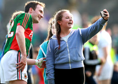 Mayo fans celebrate with Alan Dillon after the game 16/7/2016