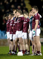 Galway team during the national anthem 2/3/2019