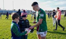 Ronan O’Toole signs autographs after the game 17/3/2024