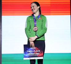 Kellie Harrington with her bronze medal 27/4/2024