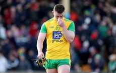 Paddy McBrearty dejected at the end of the game 25/3/2018