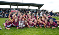 The Westmeath team celebrate with the shield 28/4/2024