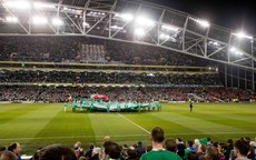 Republic of Ireland and Wales take to the pitch at the Aviva 24/3/2017