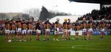 The Kilkenny team during the national anthem 10/3/2024