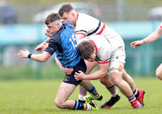 Kevin Doyle is tackled Jack O'Sullivan and Daniel Squires 28/4/2024