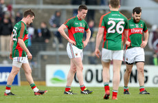 Mickey Sweeney, Stephen Coen and Kevin McLoughlin dejected 29/3/2015
