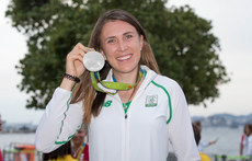 Annalise Murphy with her silver medal 16/8/2016