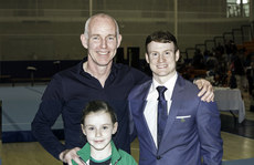 Ray D'Arcy and his daughter Kate with Kieran Behan 14/5/2016