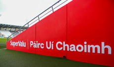 A general view of branding now visible at SuperValu Pairc Ui Chaoimh 28/4/2024