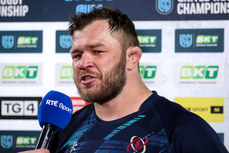 Duane Vermeulen with the media after the game 25/3/2023