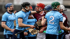 Tempers flare between Seán Gallagher and Ronan Glennon in the final moments of the game 10/3/2024