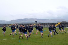 General view of the Roscommon team before the game 2/4/2016