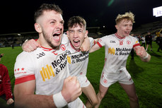Michael Rafferty, Gavin Potter and Cormac Devlin celebrate after the game 1/5/2024 