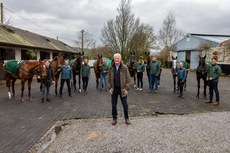 Willie Mullins with his 9 winners from the Cheltenham festival 19/3/2024