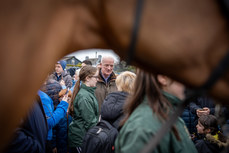 Willie Mullins meets locals as he parades some of his 9 winning horses from the Cheltenham Festival 19/3/2024