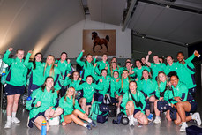 The Ireland team at Dublin Airport 20/03/2024