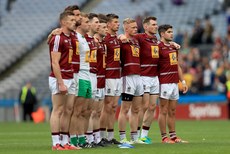 The Westmeath team stand 30/7/2016