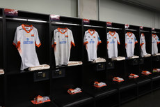 The Edinburgh changing room ahead of the game 23/3/2024