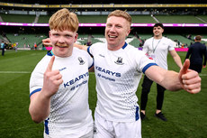 Ronan O’Sullivan celebrates after the game with Louis Kahn 28/4/2024