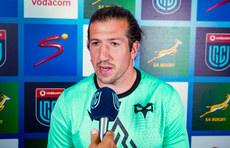 Justin Tipuric with the media 27/4/2024