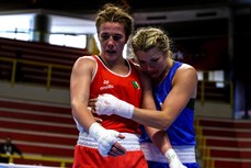 Grainne Walsh with Aneta Rygielska after her defeat 11/3/2024