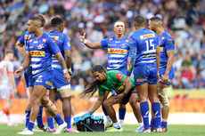 DHL Stormers enjoying some drinks during a break in play 23/3/2024
